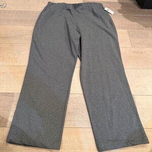 LL BEAN WOMENS GRAY PULL ON JOGGER PANTS NEW XL REGULAR